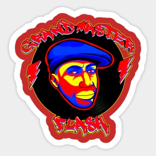 Grandmaster flash Colorful Sticker